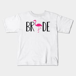 Bride - Flamingo Theme Kids T-Shirt